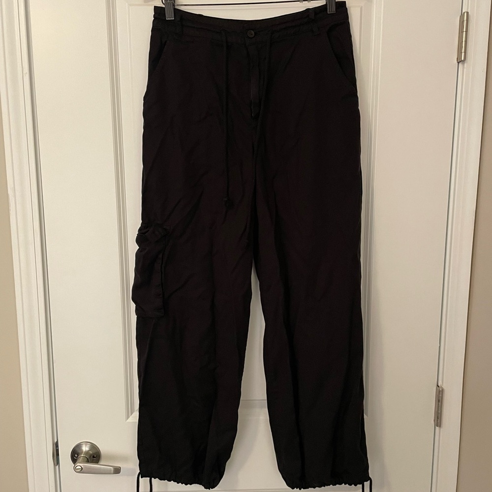 YFB Young Fabulous & Broke Black Cargo Knit Pants